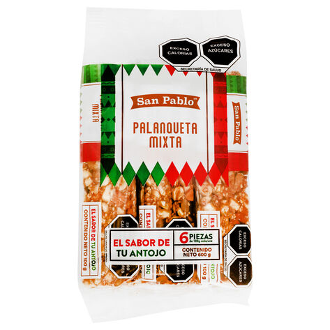 Dulce Palanqueta Mix San Pablo 6/100 g