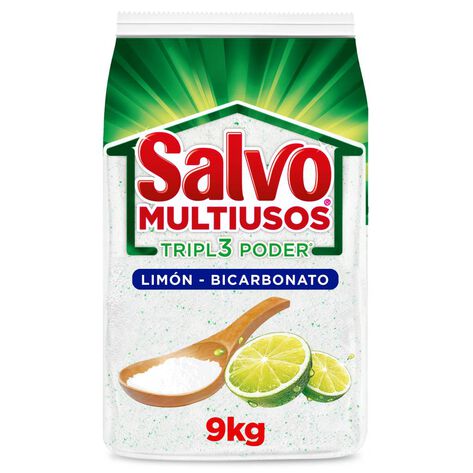 Detergente en Polvo Salvo Tripl3 Poder 9 kg