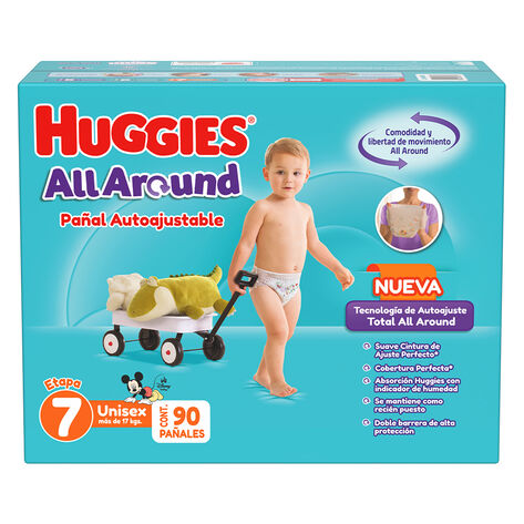 Pa&ntilde;al All Around Etapa 7 Huggies 90 Pzas
