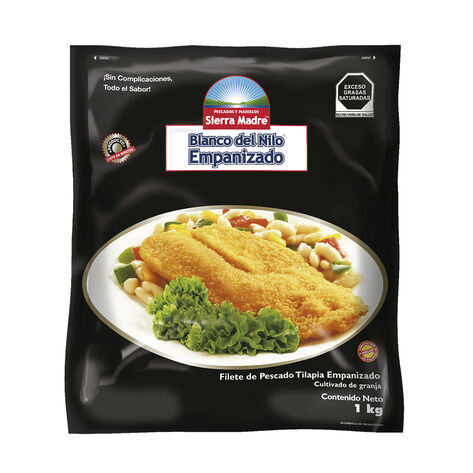 Filete de Pescado Empanizado Sierra Madre 1 Kg