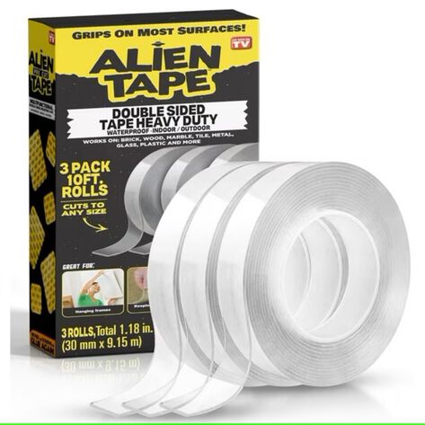 Cinta Doble Cara Alien Tape 3 Pack
