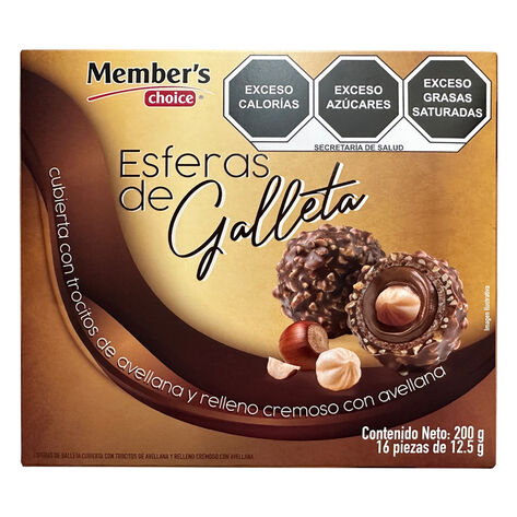 Esfera de Galleta Rellena Members Choice 200 g