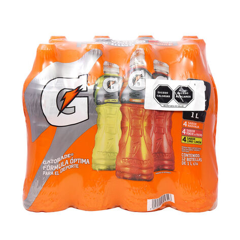 Bebida Rehidratante Surtida Gatorade 12/1 L