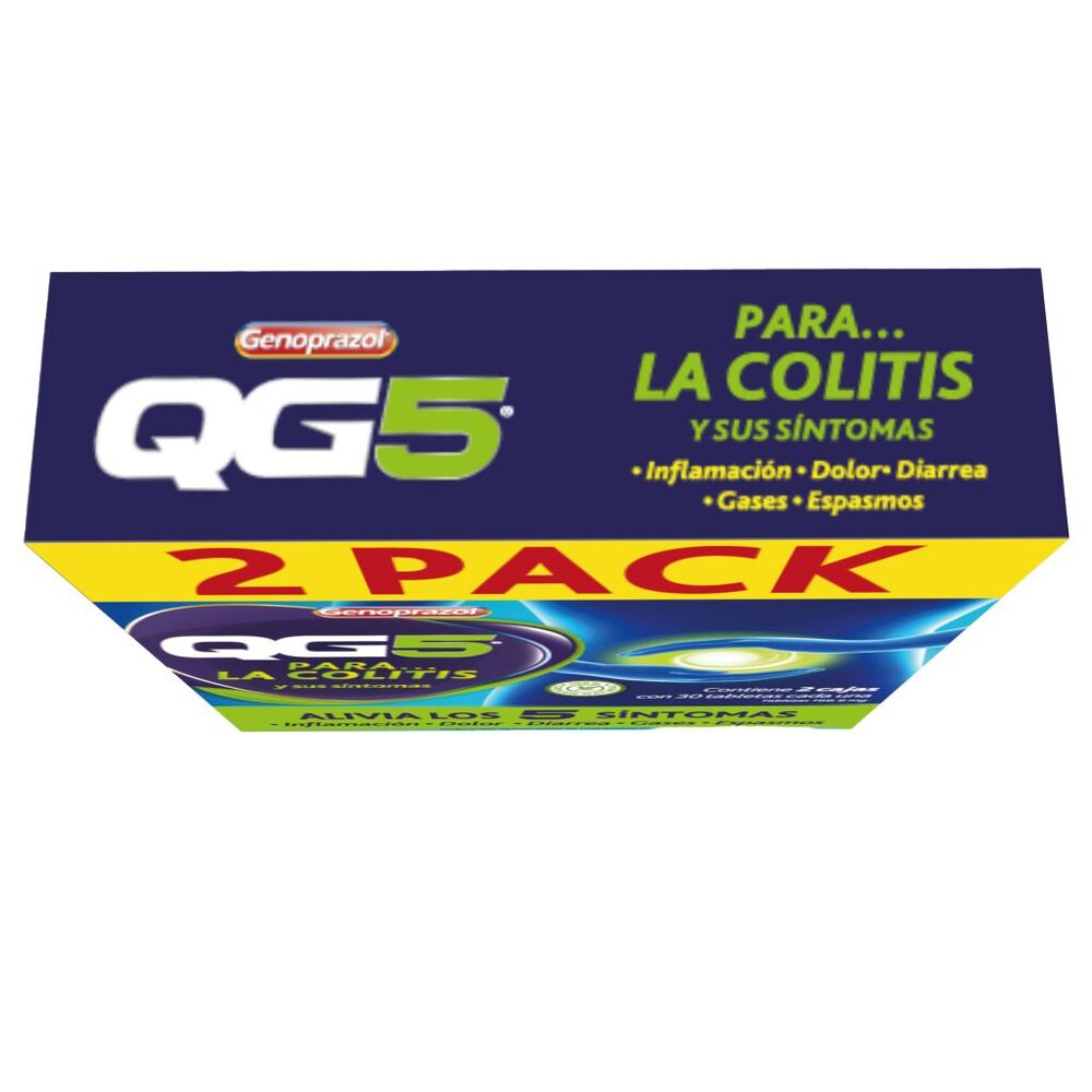 QG5 para la Colitis 2 Pack con 30 tabletas c/u image number 2