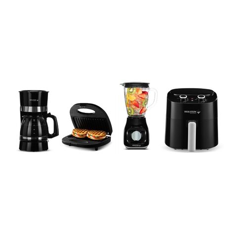 Combo de Electrodom&eacute;sticos Holstein Negro 1/4 pz