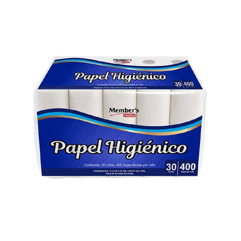 Papel Higienico Premium 30/400 HD Members Choice