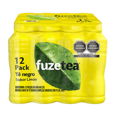 T&eacute; Negro Lim&oacute;n Fuze Tea 12/600 ml