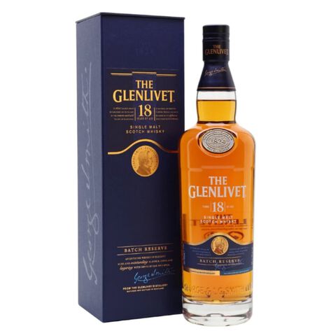 Whisky 18 A&ntilde;os Glenlivet 700 ml