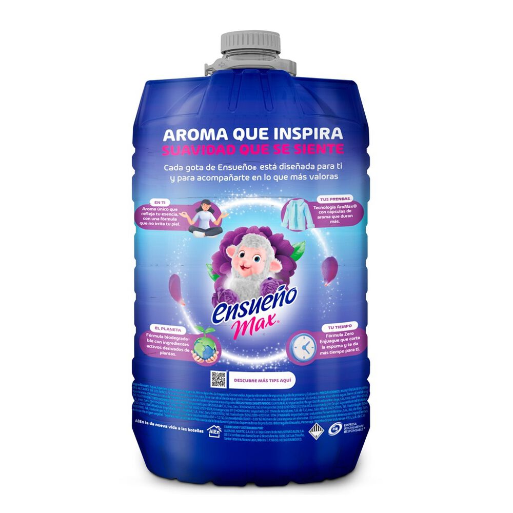 Suavizante Rocio de Violetas Ensue&ntilde;o Max 9L image number 1