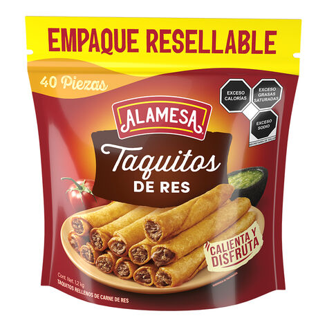 Taquitos de Res Alamesa 40 Piezas