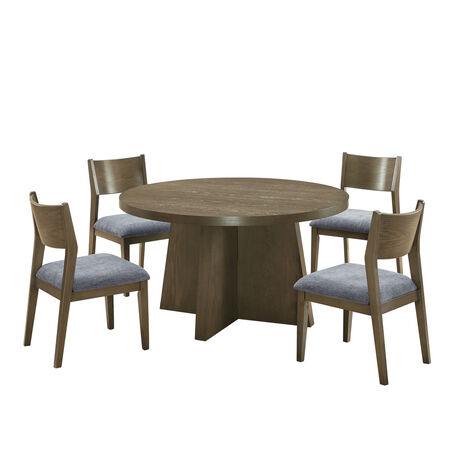 Comedor Redondo de Madera para 5 Personas  Members Choice
