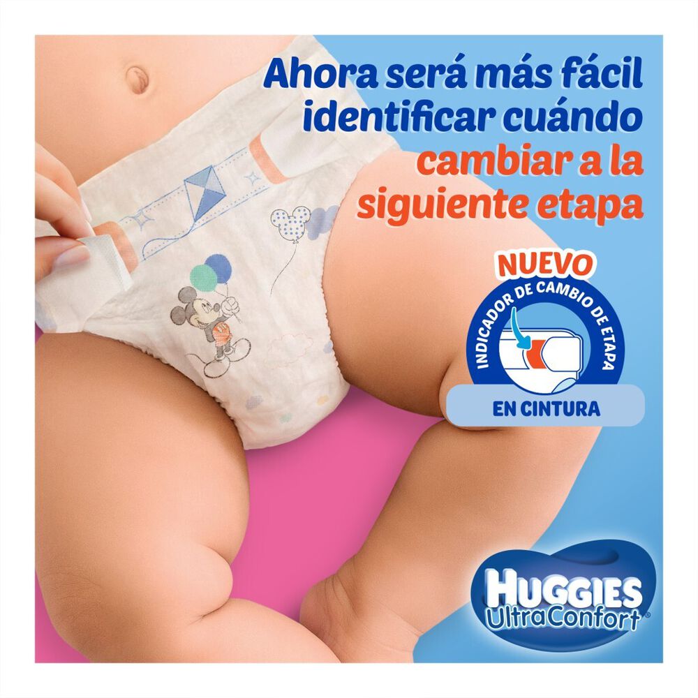 Pa&ntilde;al Etapa 4 Ni&ntilde;o Huggies UltraConfort 3/30 pzas image number 3