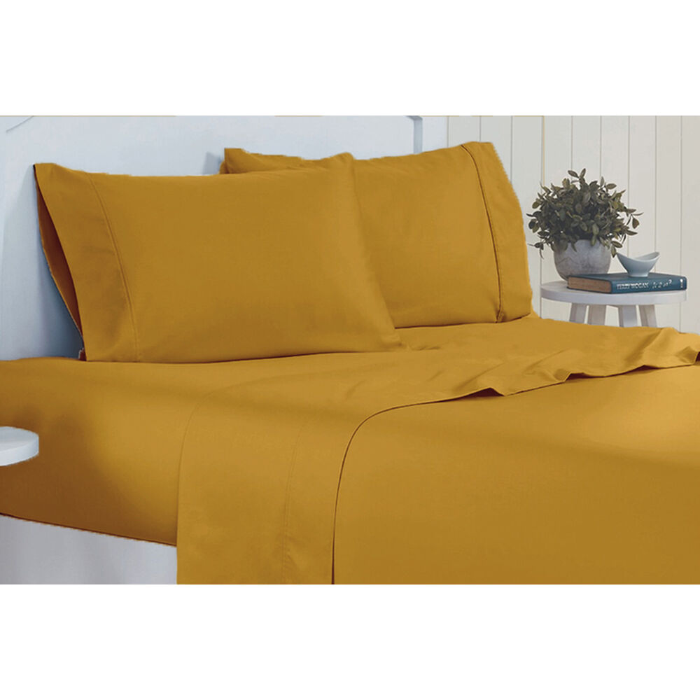 S&aacute;banas Queen 300H ocre Algod&oacute;n Egipcio Relax Home image number 1