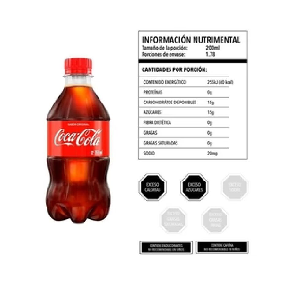 Refresco Coca Cola Original PET 12/355 ml image number 2