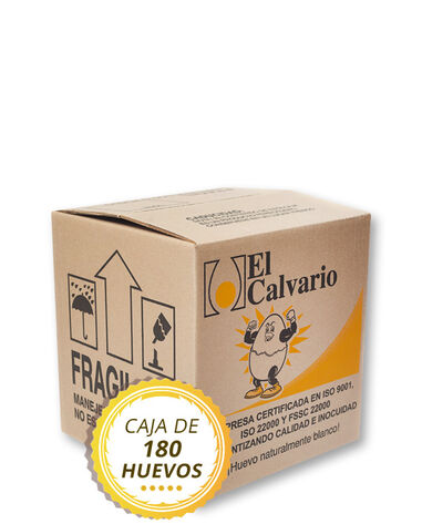 Huevo Blanco Calvario 180 pzas