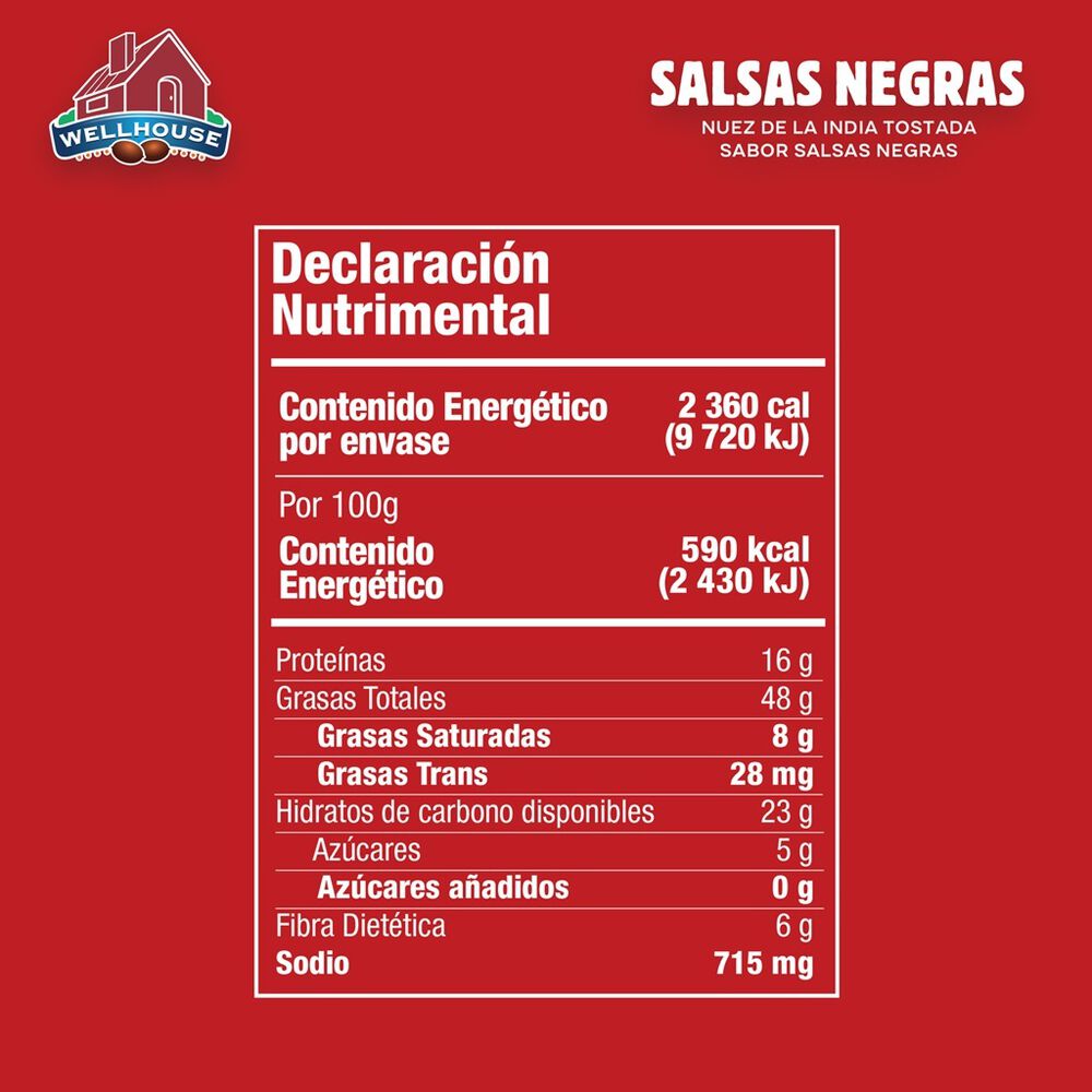 Pack Nueces de la India Salsa Negras y Spicy Limon 2/400 g image number 3