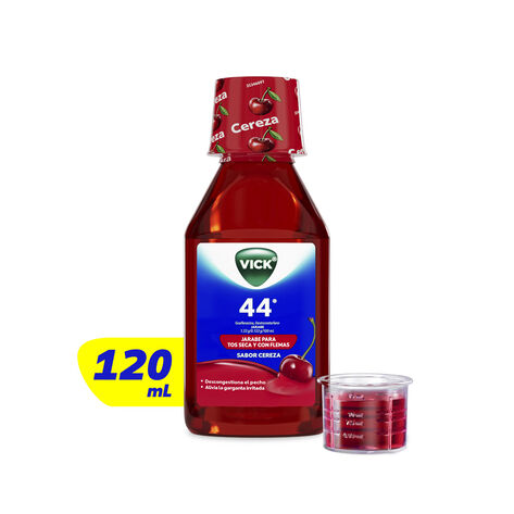 Vick 44 Infantil 200 Mg Jarabe Con 120 Ml