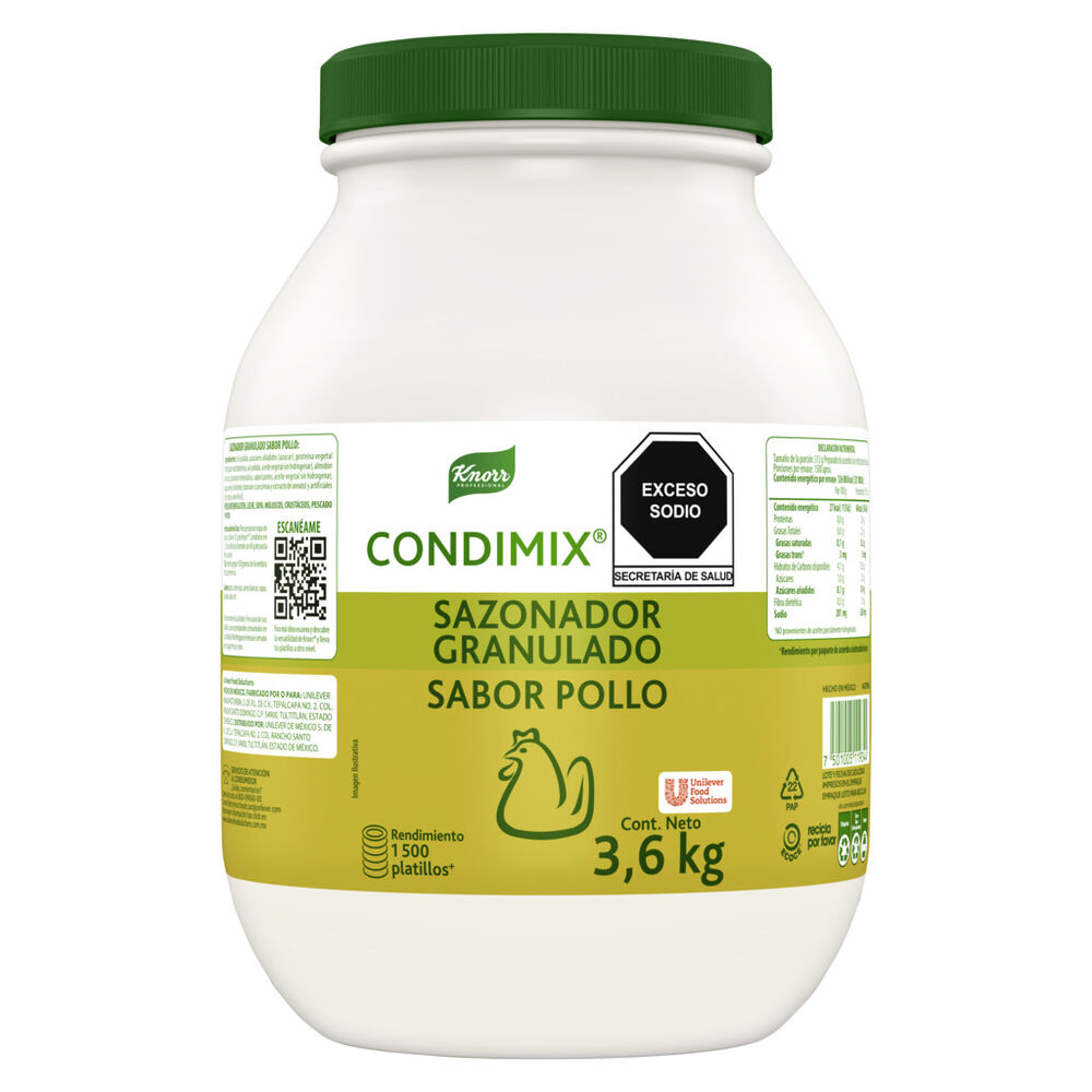 Caldo Condimix Pollo Knorr Professional 3.6 Kg image number 2