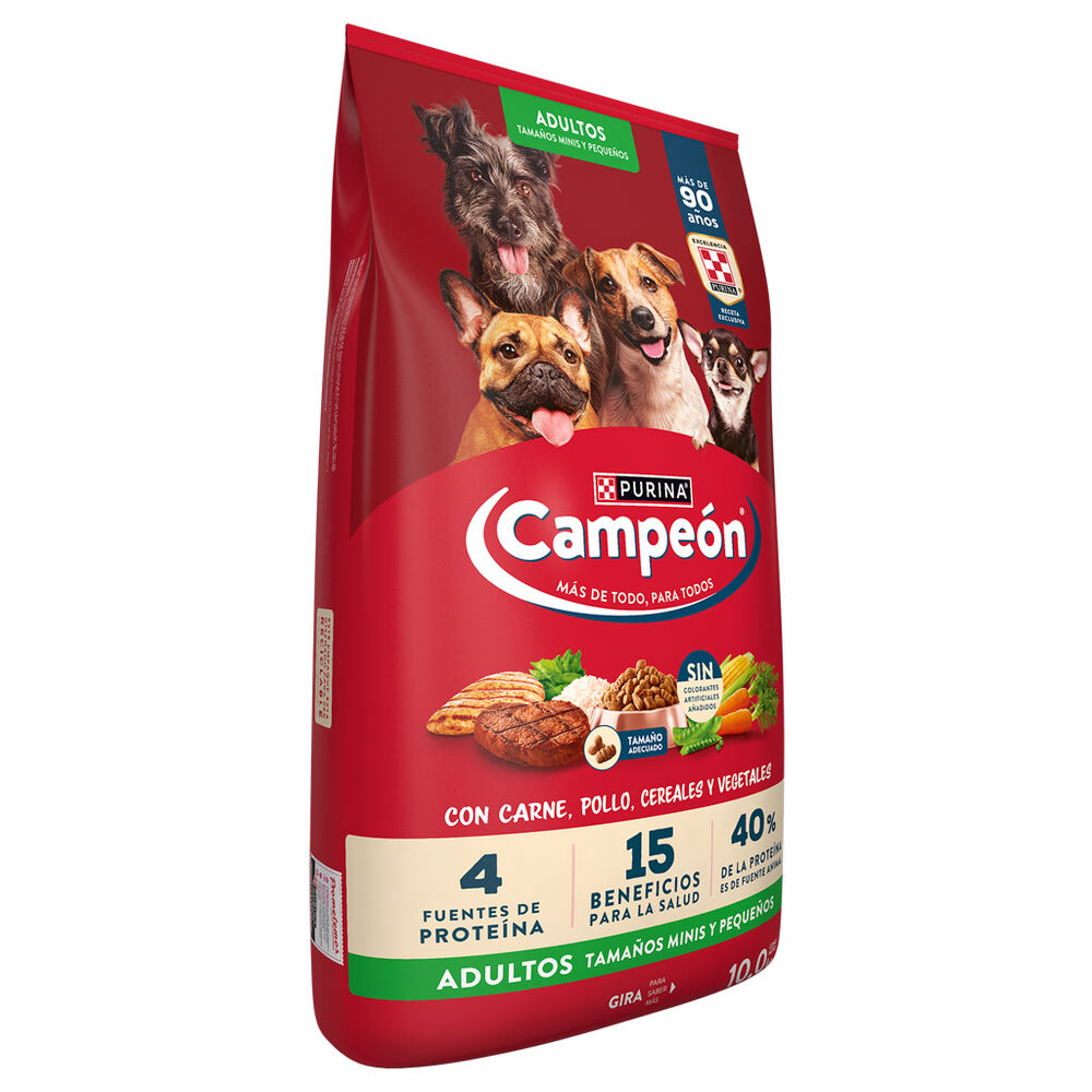 Alimento Para Perro Campe&oacute;n 10 Kg Razas Peque&ntilde;as image number 1