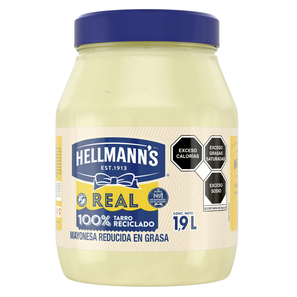 Mayonesa Real Hellmann's 1.9 L image number 1