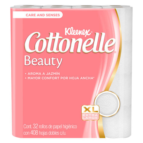 Papel Higi&eacute;nico Cottonelle Beauty Jazmin Kleenex 32 / 408 hojas