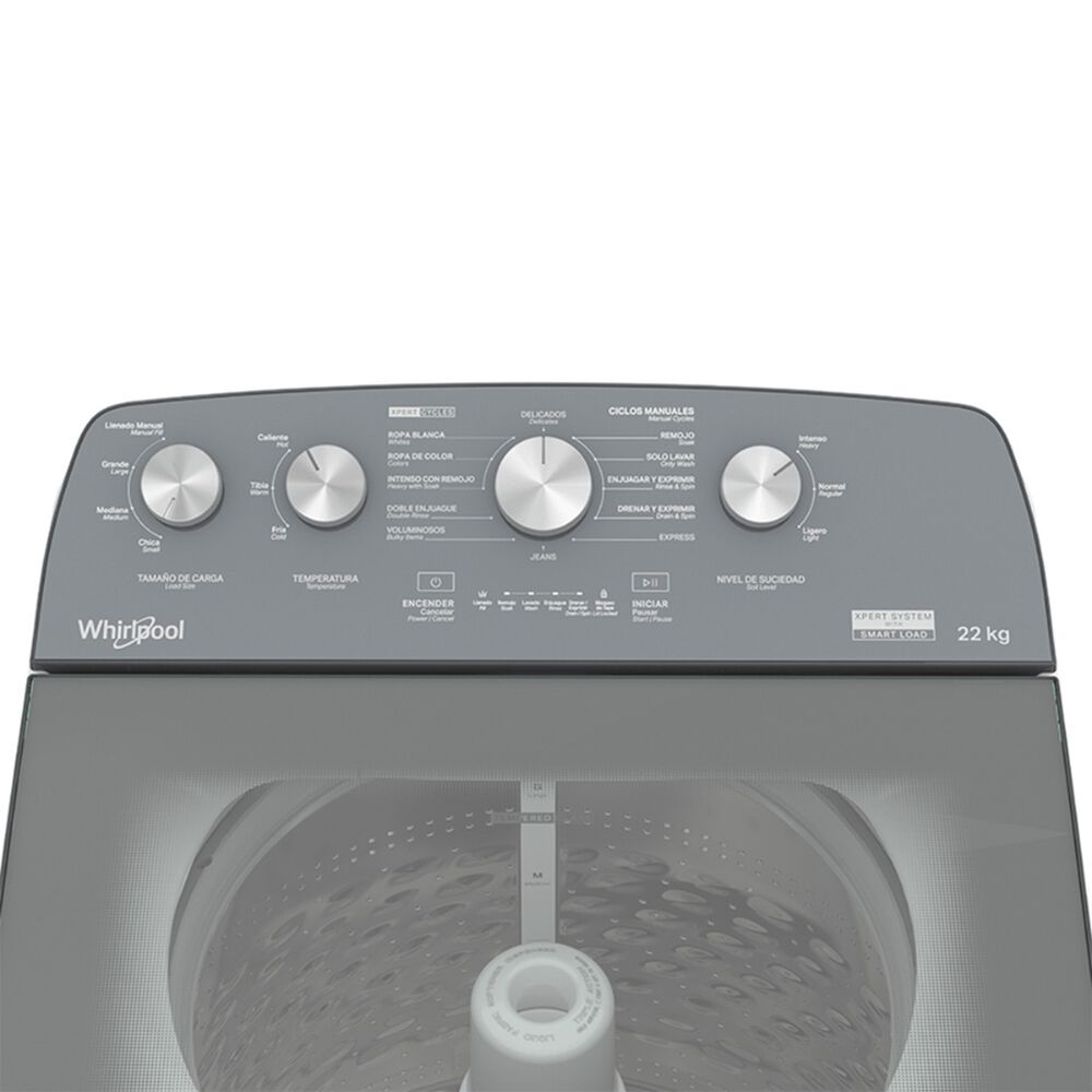 Lavadora Whirlpool Carga Superior 22 Kg 8MWTW2224WJM image number 2