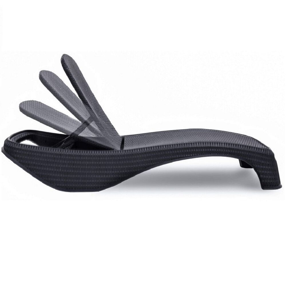 Camastro Atlantic tipo rattan negro KETER image number 1