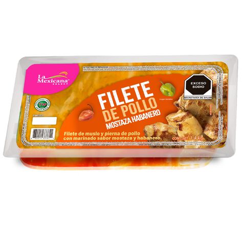FILETE DE POLLO SABOR MOSTAZA HABANERO 1.4KG