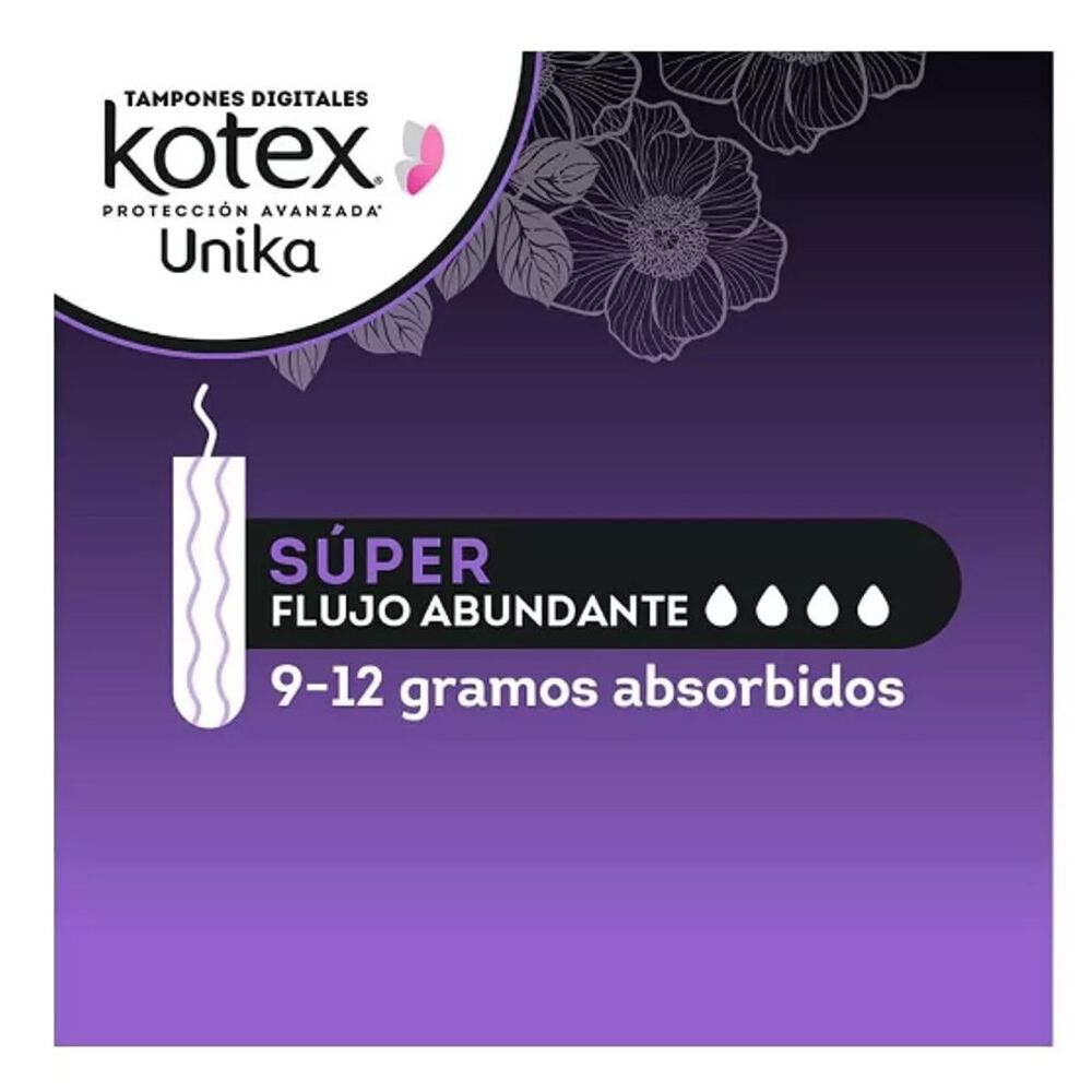 Tampones Unika Digital Kotex 36 pzas image number 1