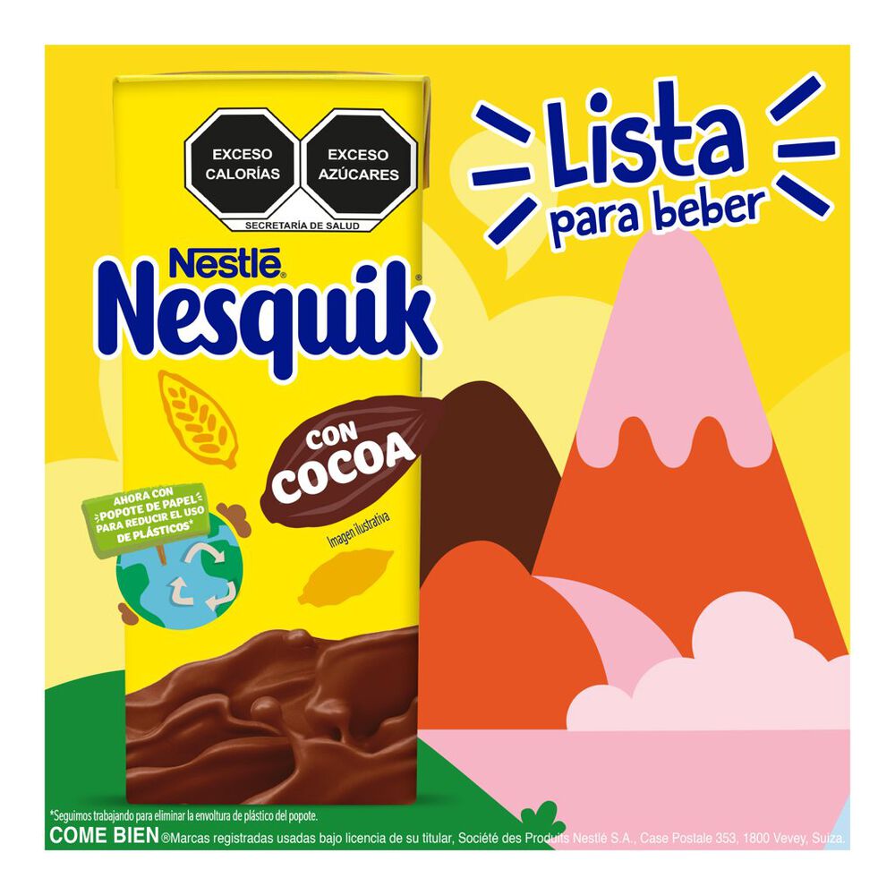 Bebida Sabor Chocolate Nesquik 27/240 ml image number 4