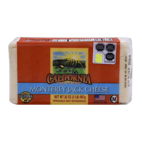 Queso Monterey Jack California 907 gr