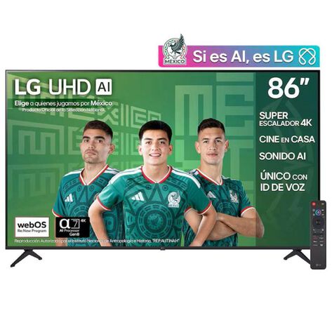Pantalla 86" LG 4K UHD AI Smart TV 86UA8050PSA