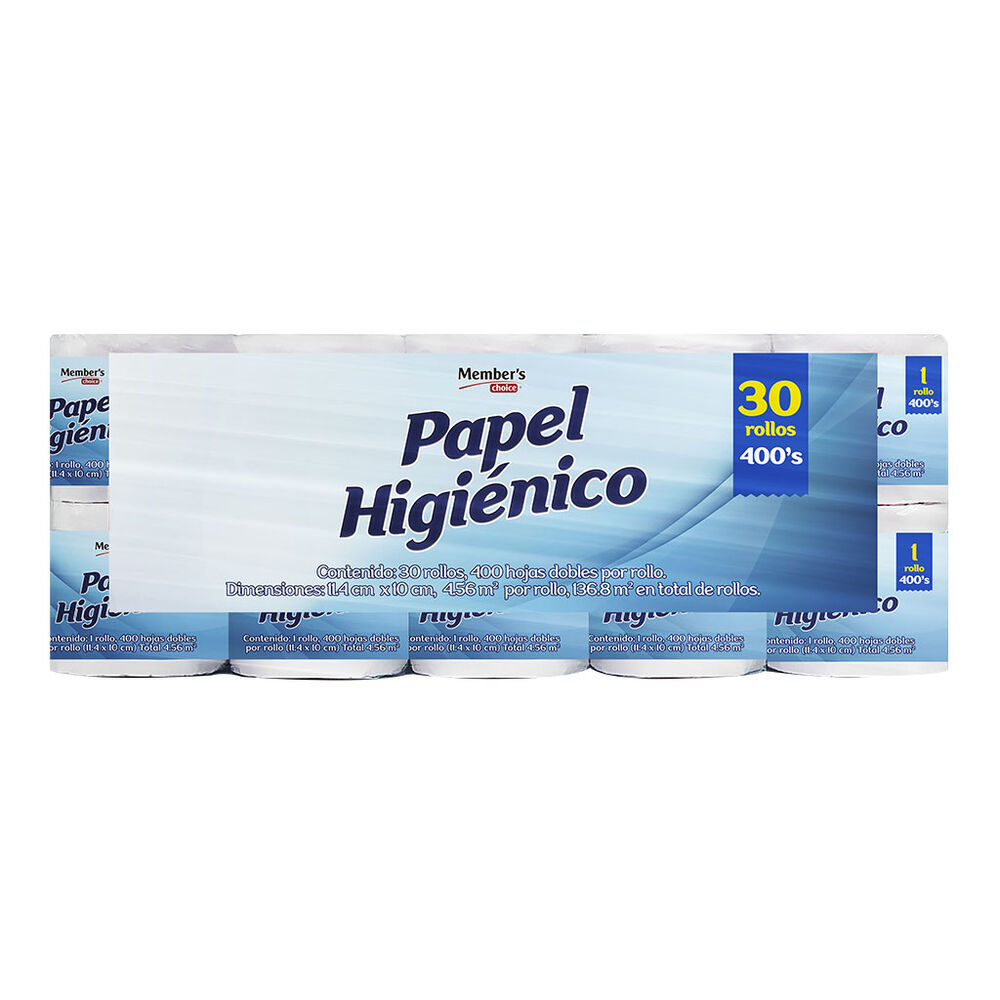 Papel Higiénico Premium Member's Choice 30 / 400 hojas | City Club