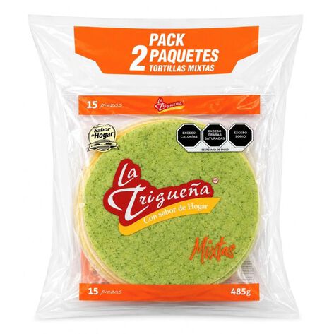 Tortillas de Harina Mix La Trigue&ntilde;a 2/485 g