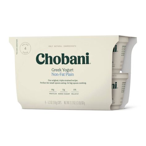 Yoghurt Batido Chobani Natural 4 Pack