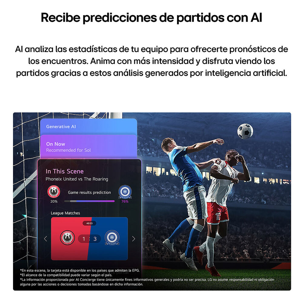 Pantalla 85" LG NANO 4K UHD AI NU850 image number 13