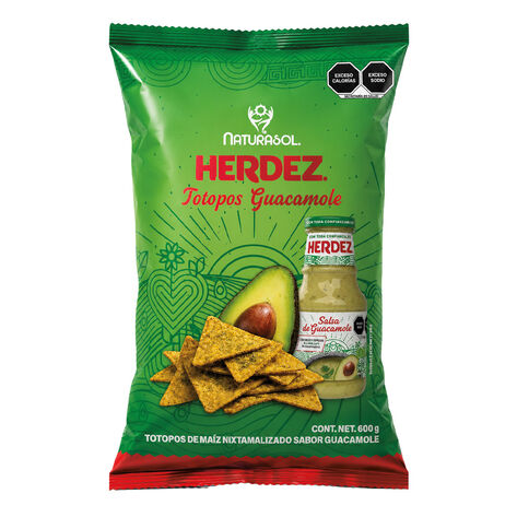 Totopo Sabor Guacamole Naturasol  600 g