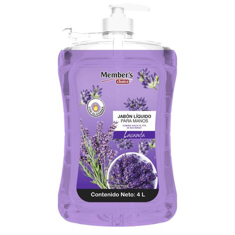 Jab&oacute;n L&iacute;quido Lavanda Member's Choice 4 L