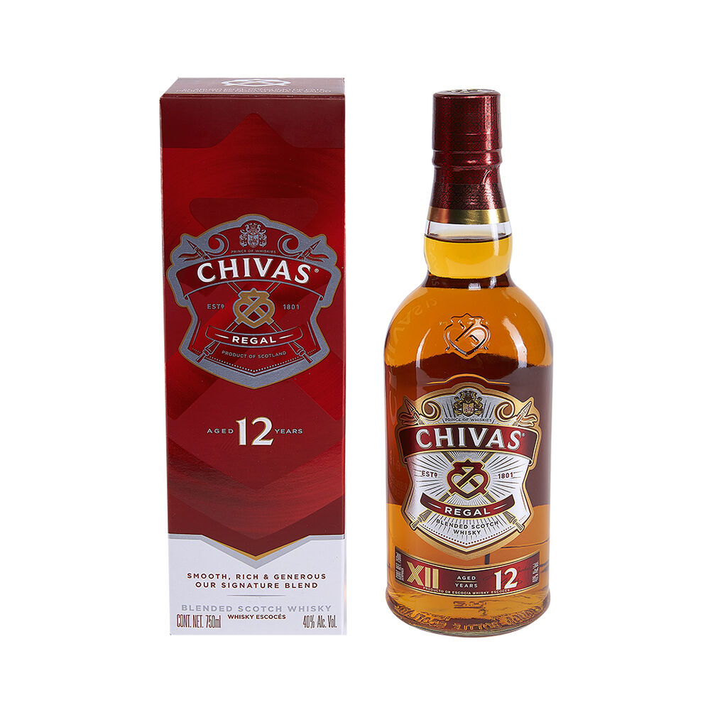 Whisky Chivas Regal 12 Años 750 ml image number 2
