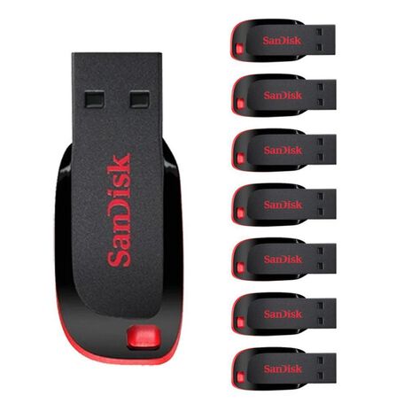 8 Pack Memoria USB Sandisk 16GB
