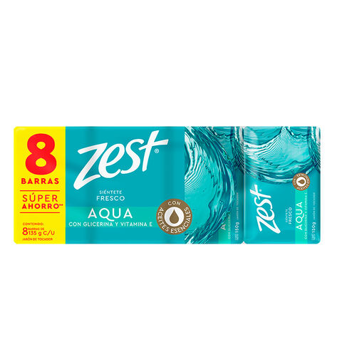 Jabon de Tocador Aqua Zest 8/135 gr