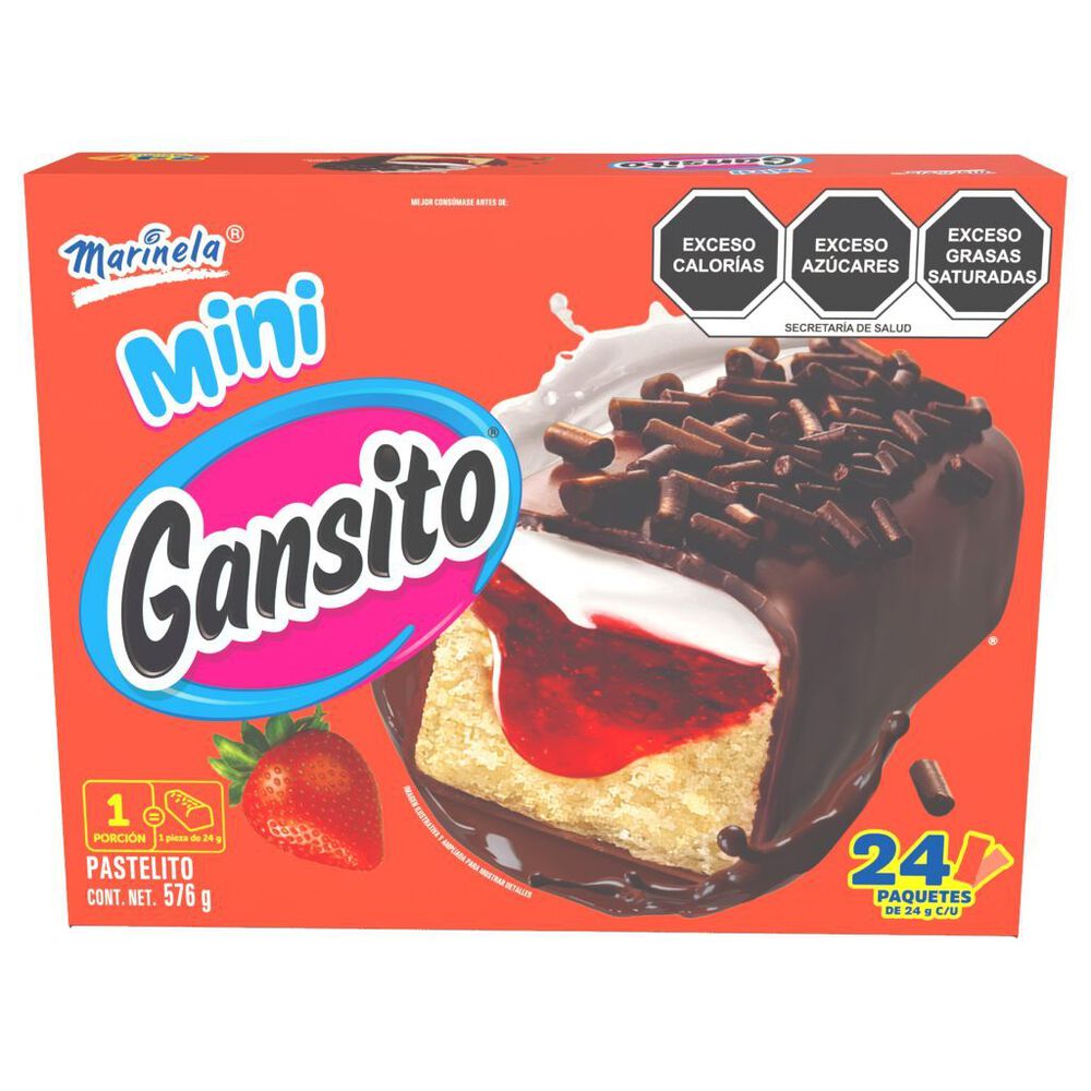 Mini Gansito Marinela  24/25 Gr image number 1