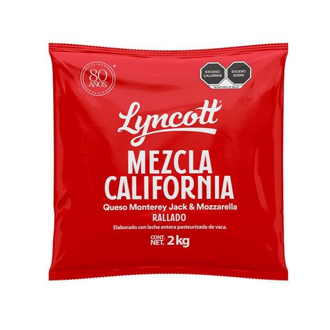 Queso Mezcla California Lyncott 2 Kg