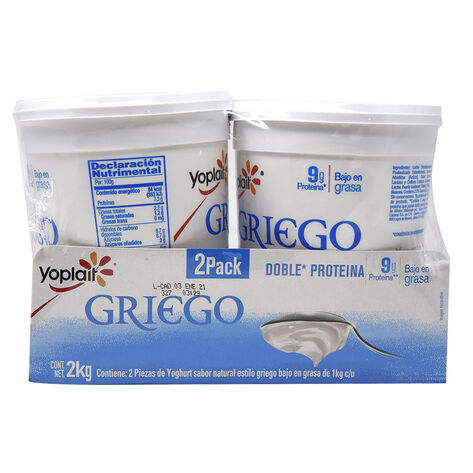 Yoghurt griego Natural Yoplait 2/1 Kg