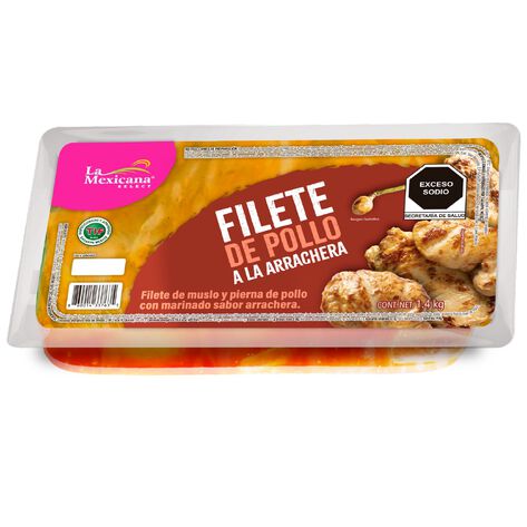 FILETE DE POLLO SABOR ARRACHERA 1.4 KG