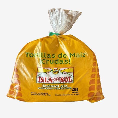 Tortillas de Ma&iacute;z Crudas Isla del Sol 1 Kg
