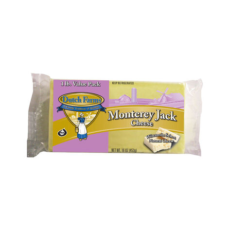 QUESO MONTEREY JACK BARRA DUTCH FARMS 453 G