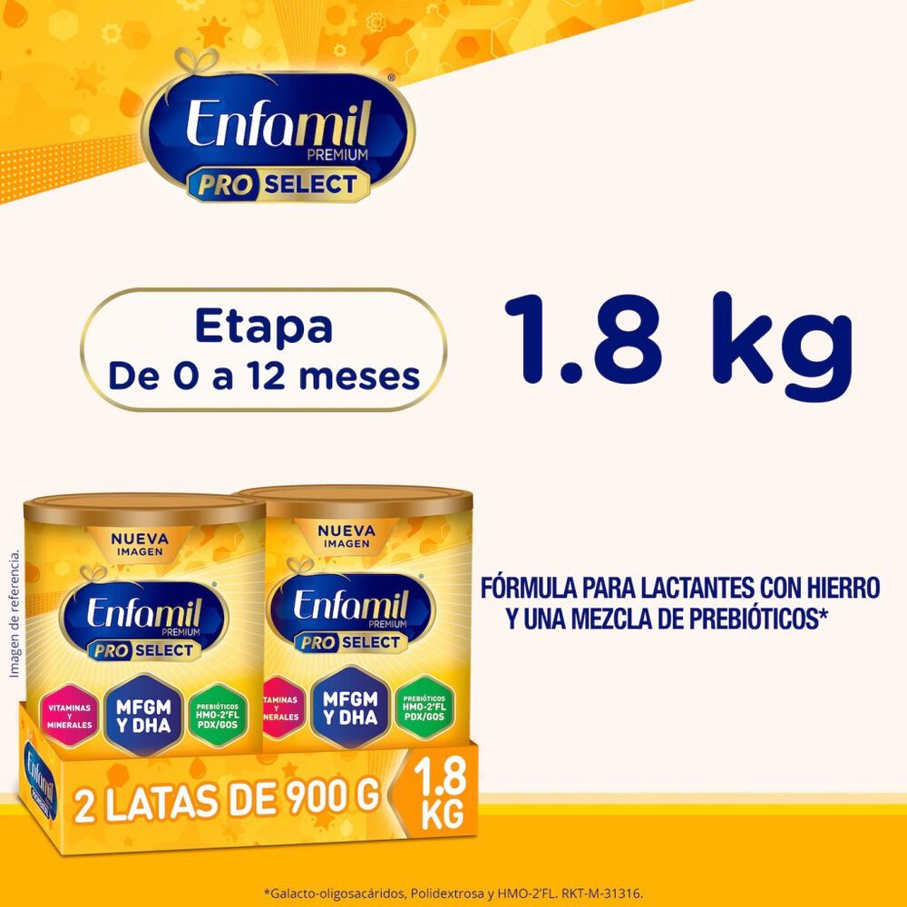 F&oacute;rmula Infantil Etapa 0-12 Meses Enfamil Pro Select  1.8 kg image number 1