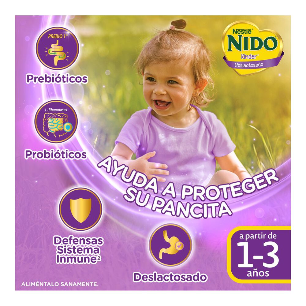 Leche en Polvo Deslactosada Nido K&iacute;nder 2.2 Kg image number 5