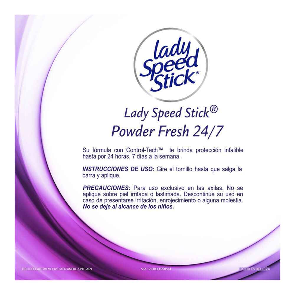 Desodorante Powder Fresh Lady Speed Stick  4 /91 g image number 5